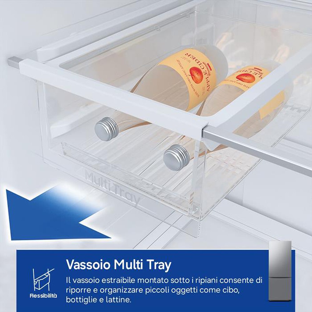 Immagine del prodotto SAMSUNG - Frigorifero combinato RB53DG706CS9EF ClasseC 538lt-Metal Inox