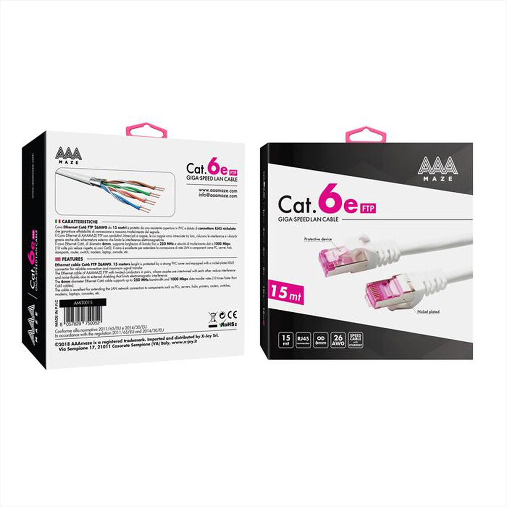 Immagine del prodotto AAAMAZE - CAVO LAN DA 15 METRI