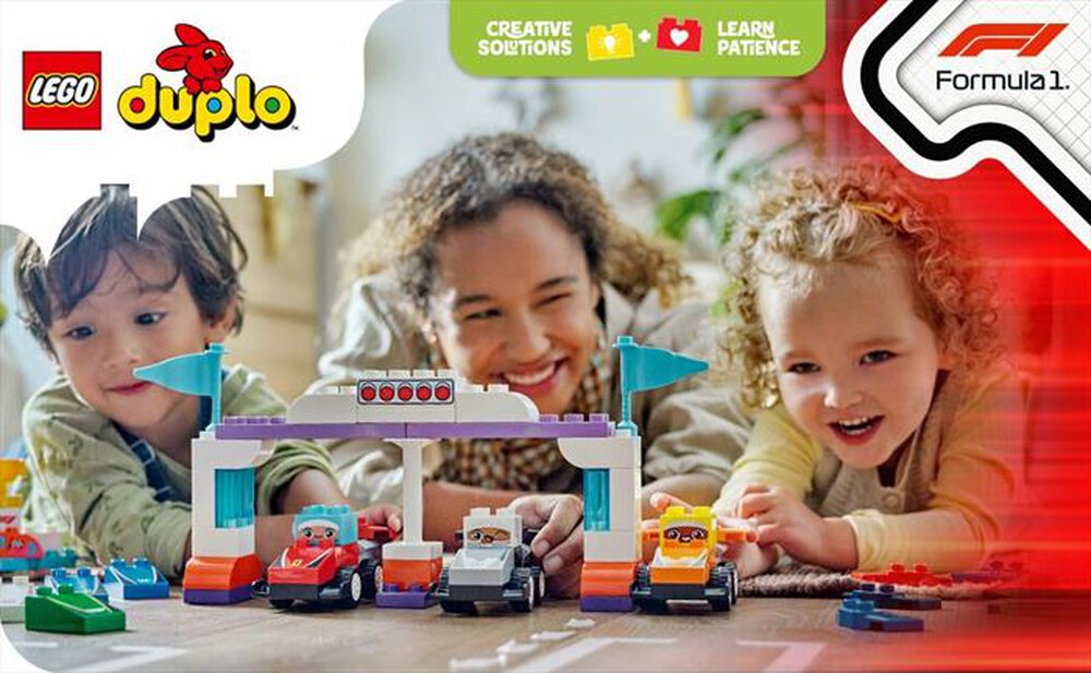 Immagine del prodotto LEGO - DUPLO Town Auto da corsa e piloti Team F1&reg; 10445
