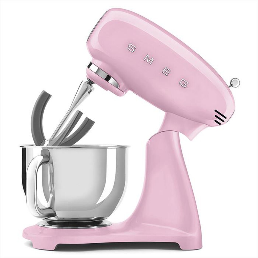 "SMEG - Impastatrice SMF03PKEU Full Color 50's Style-rosa"