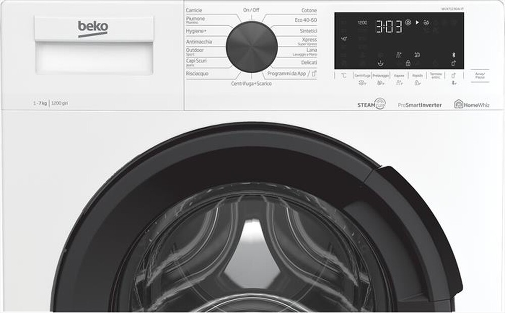 "BEKO - Lavatrice WUX71236AI-IT 7 Kg Classe D-Bianco"