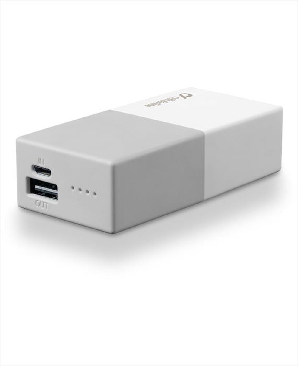 "CELLULARLINE - FREEPSMART5000W Powerbank Stylecolor 5.000 mAh-Bianco"