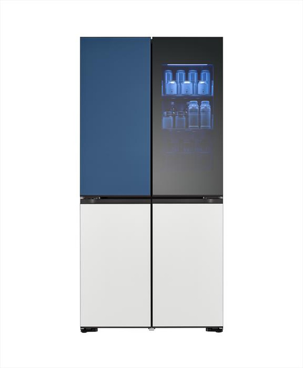 "LG - Frigorifero 4 porte GMV960NNME Classe E 617L-Multicolour"