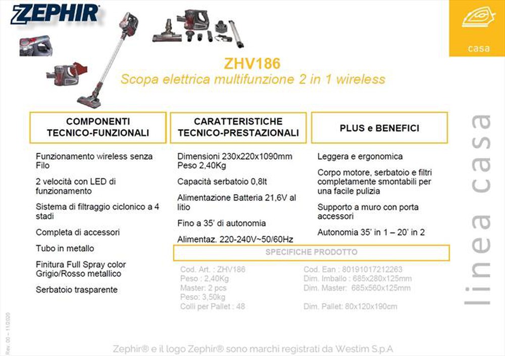 "ZEPHIR - ZHV186-Grigio/Bordeaux"