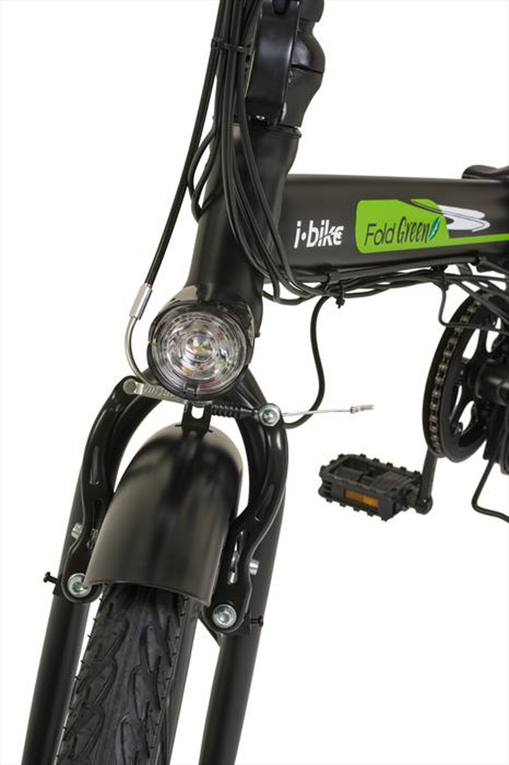 "IBIKE - FOLD GREEN 21 ITA99-NERO / VERDE"