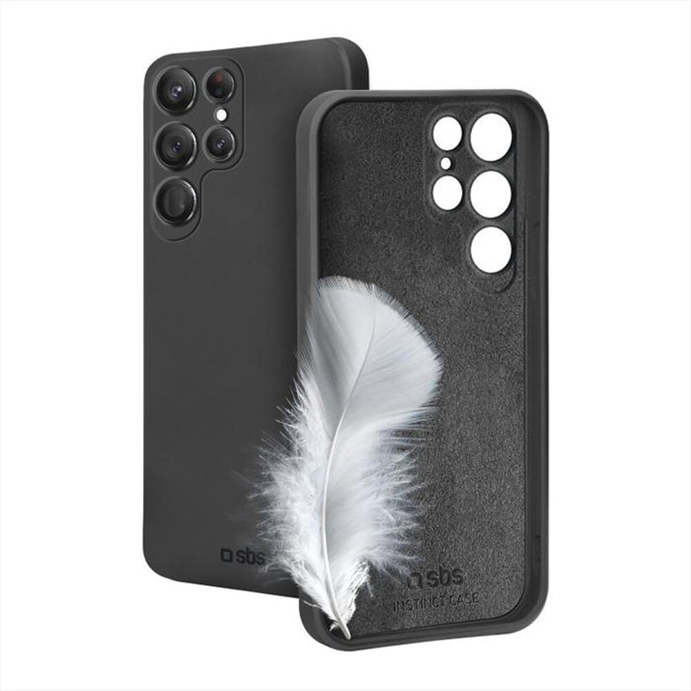 "SBS - Cover Instinct TEINSTSAS23UK per Samsung S23 Ultra-Nero"