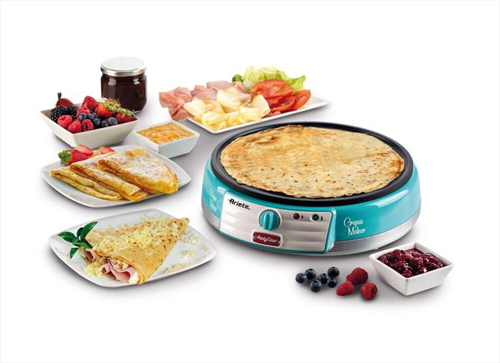 "ARIETE - 0202 Party Time Macchina per crepes-celeste"