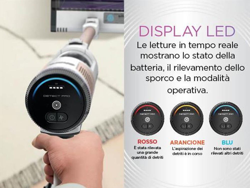 Immagine del prodotto SHARK - ASPIRAPOLVERE SENZA FILO DETECT PRO AUTOSVUOTAMENT-bianco/rosa