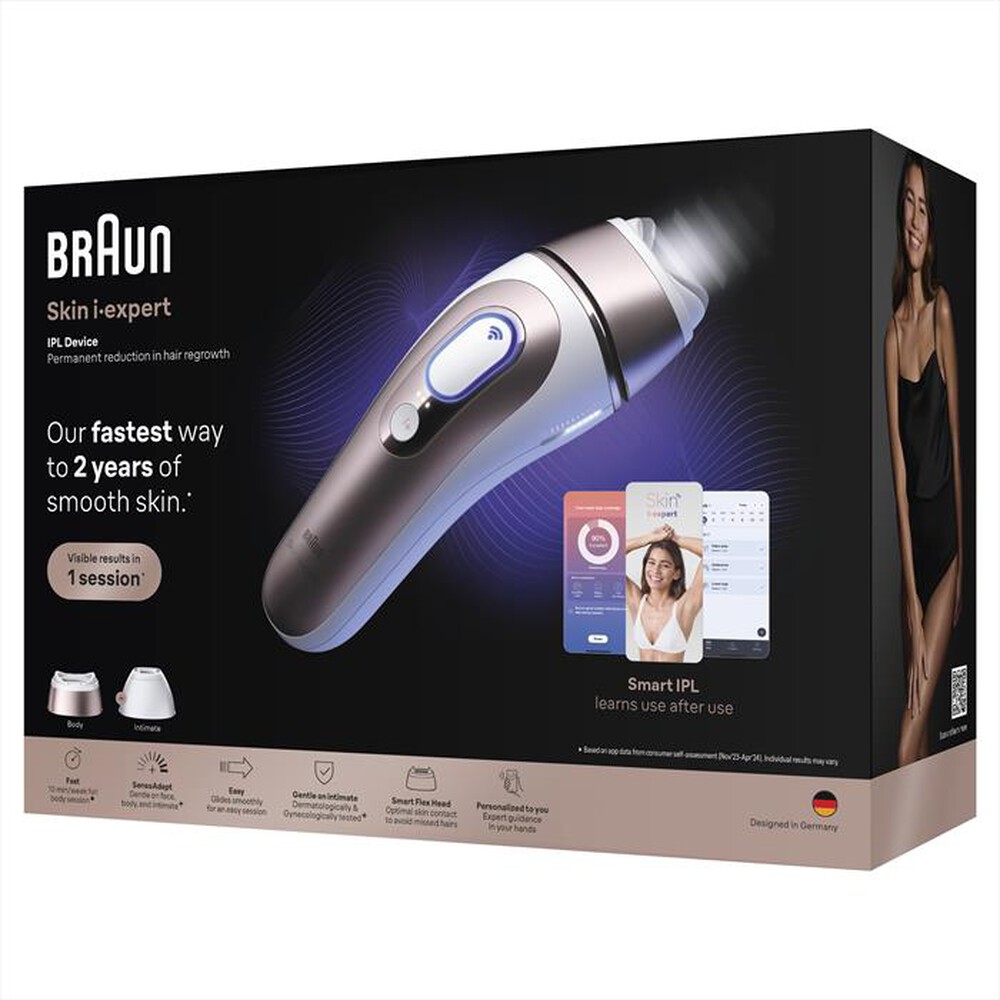 Immagine del prodotto BRAUN - Epilatore a luce pulsata smart IPL PL7211 BOX EURO-BIANCO/BRONZO