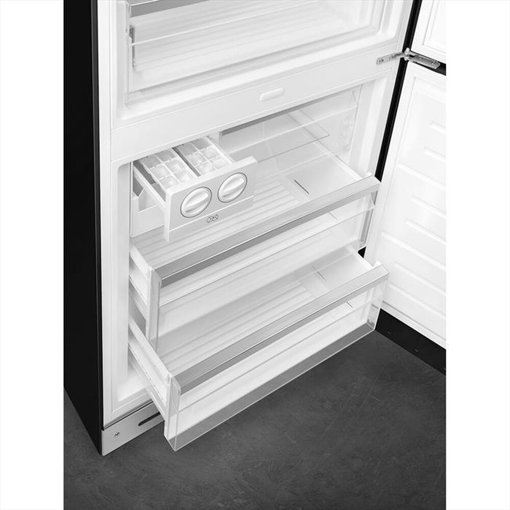 "SMEG - Frigorifero combinato FAB38RBL5 Classe E-Nero"