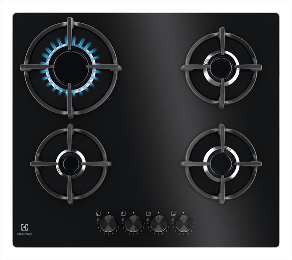 "ELECTROLUX - Piano cottura a gas EGG64272K 4 fuochi-Nero"