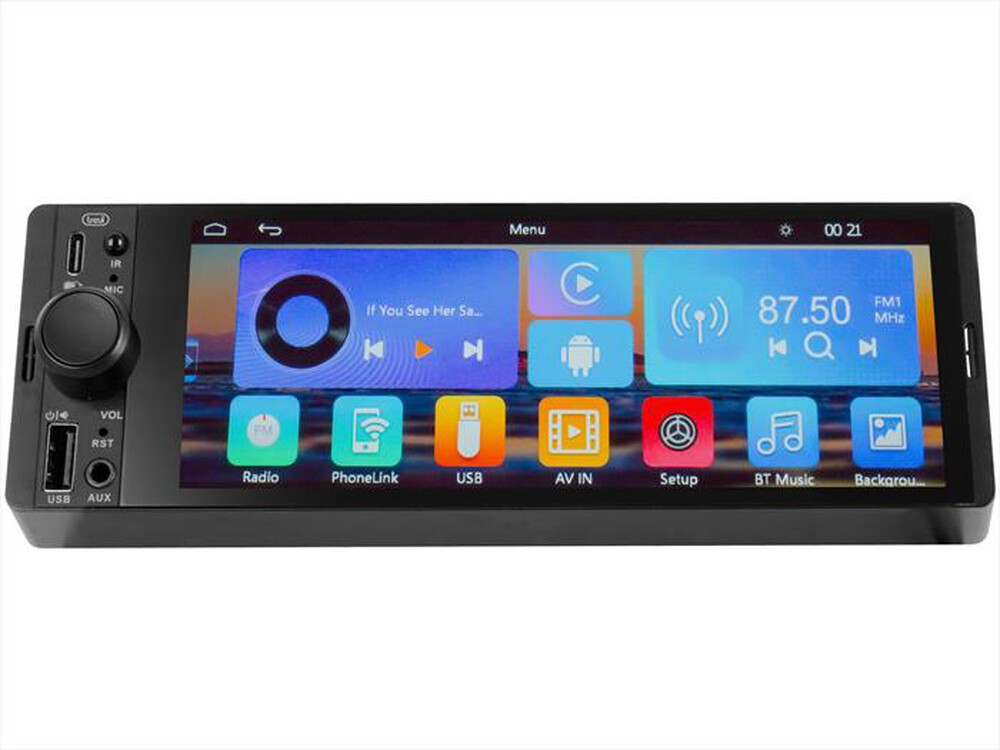 TREVI - Autoradio DAB FM RDS 160W touchs 6.6" MDV 6370-Nero