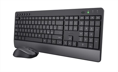 TRUST - TREZO WIRELESS DESKSET-Black