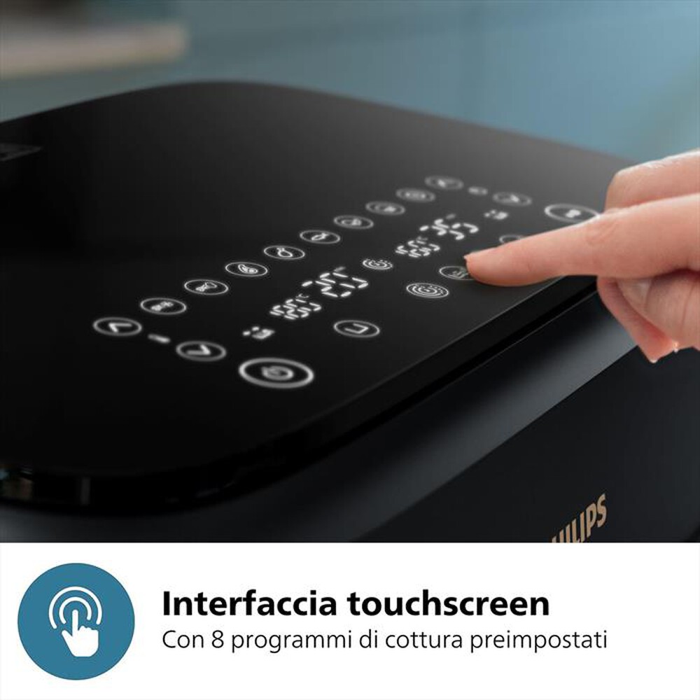 Immagine del prodotto PHILIPS - Friggitrice AIRFRYER SERIE 3000 DA 9L NA352/00-Nero/Oro