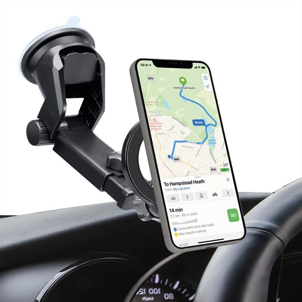 "SBS - Supporto auto Mag Safe TESUPMAGRINGEXT-Nero"