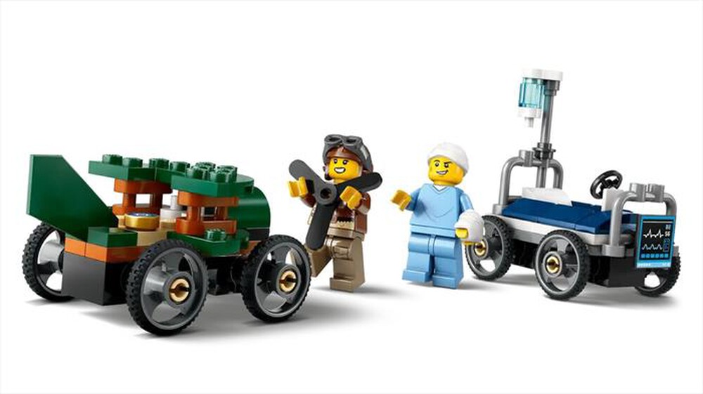 "LEGO - CITY Pack veicoli da corsa: aereo contro - 60459-Multicolore"