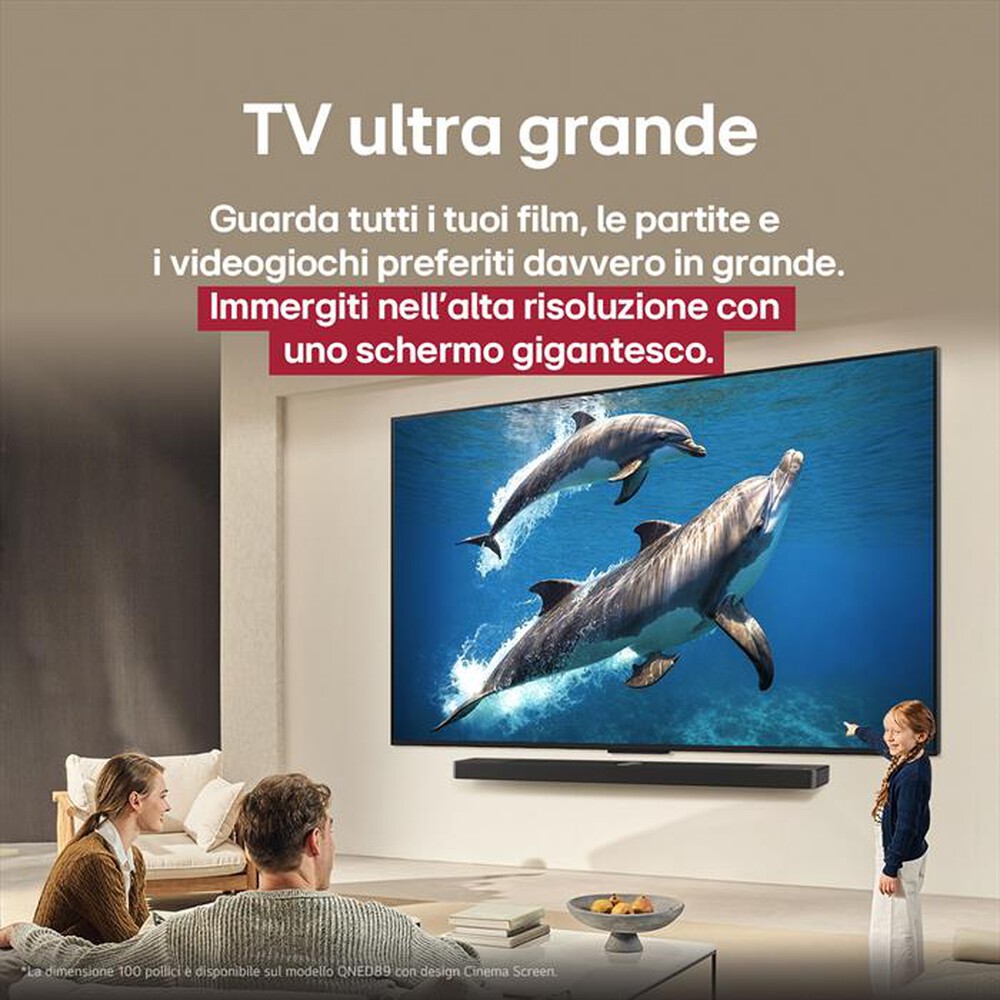 Immagine del prodotto LG - Smart TV MINI LED 4K 50" QNED EVO AI 50QNED8FA6A-Charcoal Black