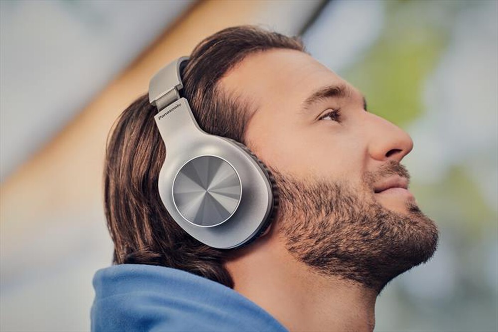 Immagine del prodotto PANASONIC - Cuffie a Padiglione Wireless RB-HX220BDES-SILVER