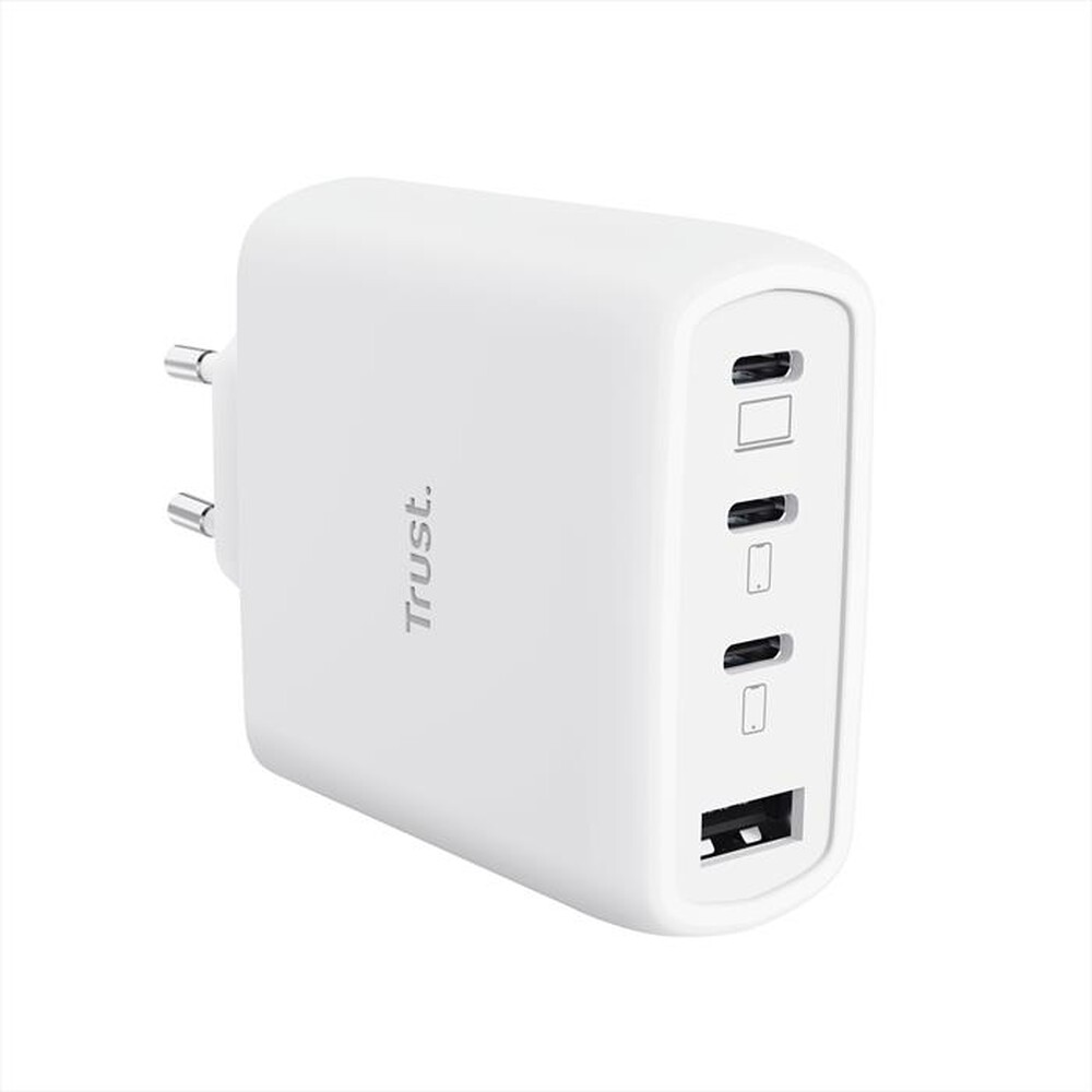 Immagine del prodotto TRUST - Caricabatteria USB GaN a 4 porte 65 W MAXO 65W 4P-White