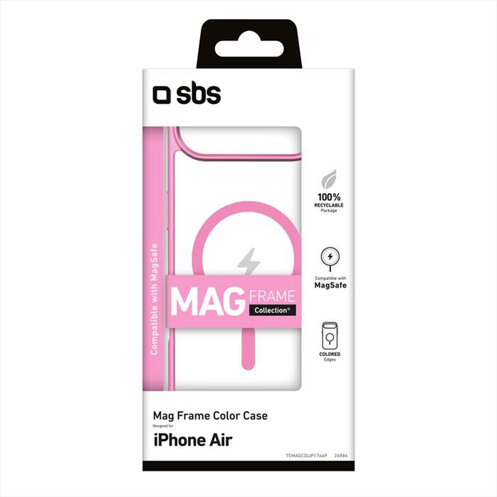 Immagine del prodotto SBS - Cover Mag Frame per iPhone 17 Air-Rosa