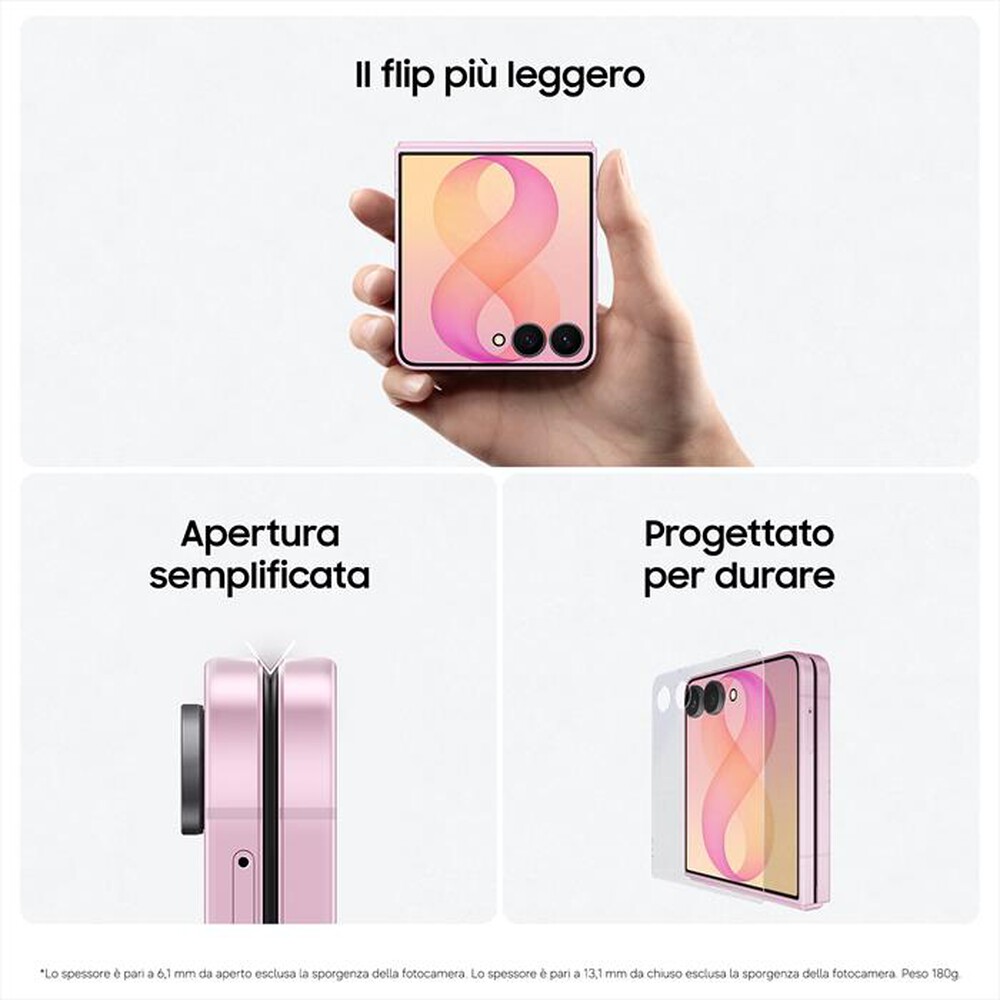 Immagine del prodotto SAMSUNG - Galaxy Z Flip8 12+512GB-Graphite
