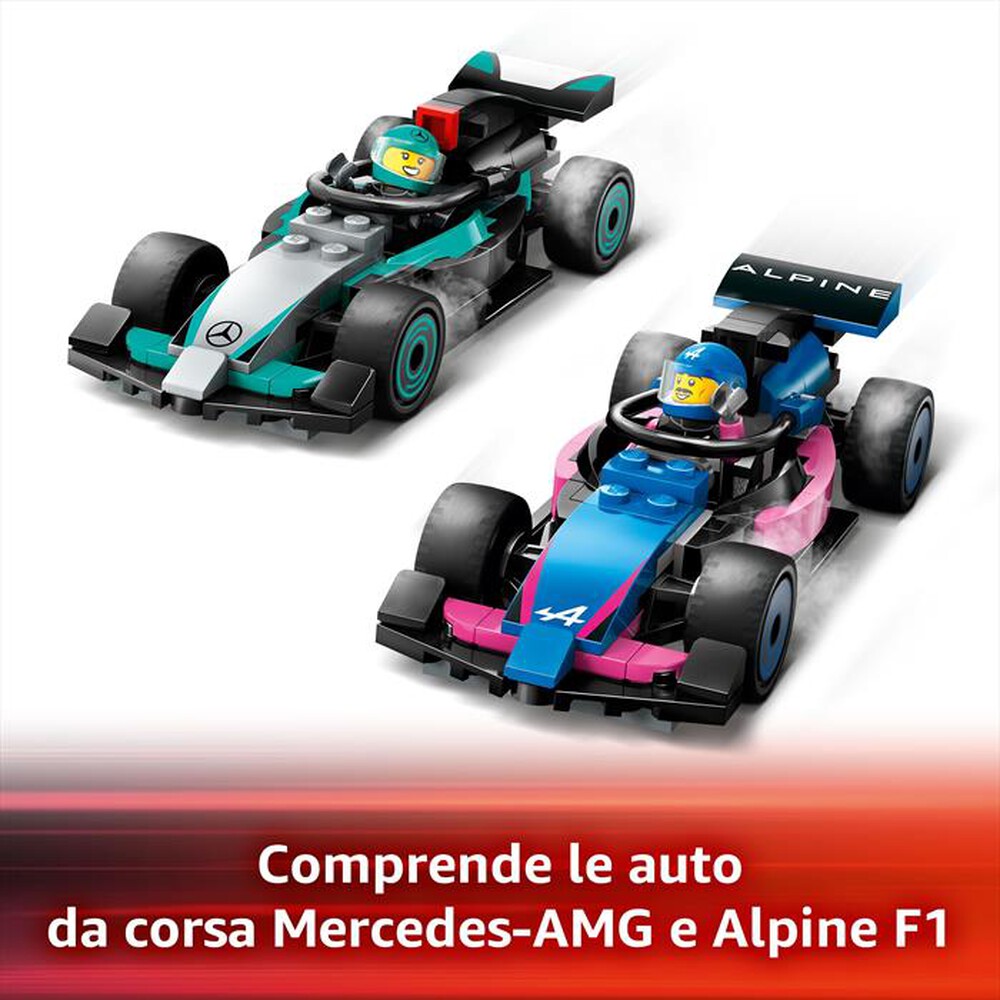 Immagine del prodotto LEGO - CITY F1 Garage con Mercedes-AMG e Alpine F1&reg; 60444