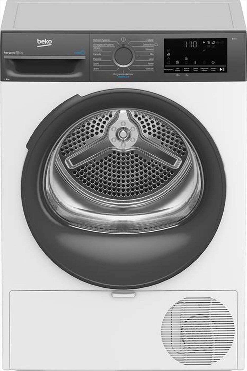 "BEKO - Asciugatrice BMEUT481SAI 8 Kg Classe A+++-Grey,White"