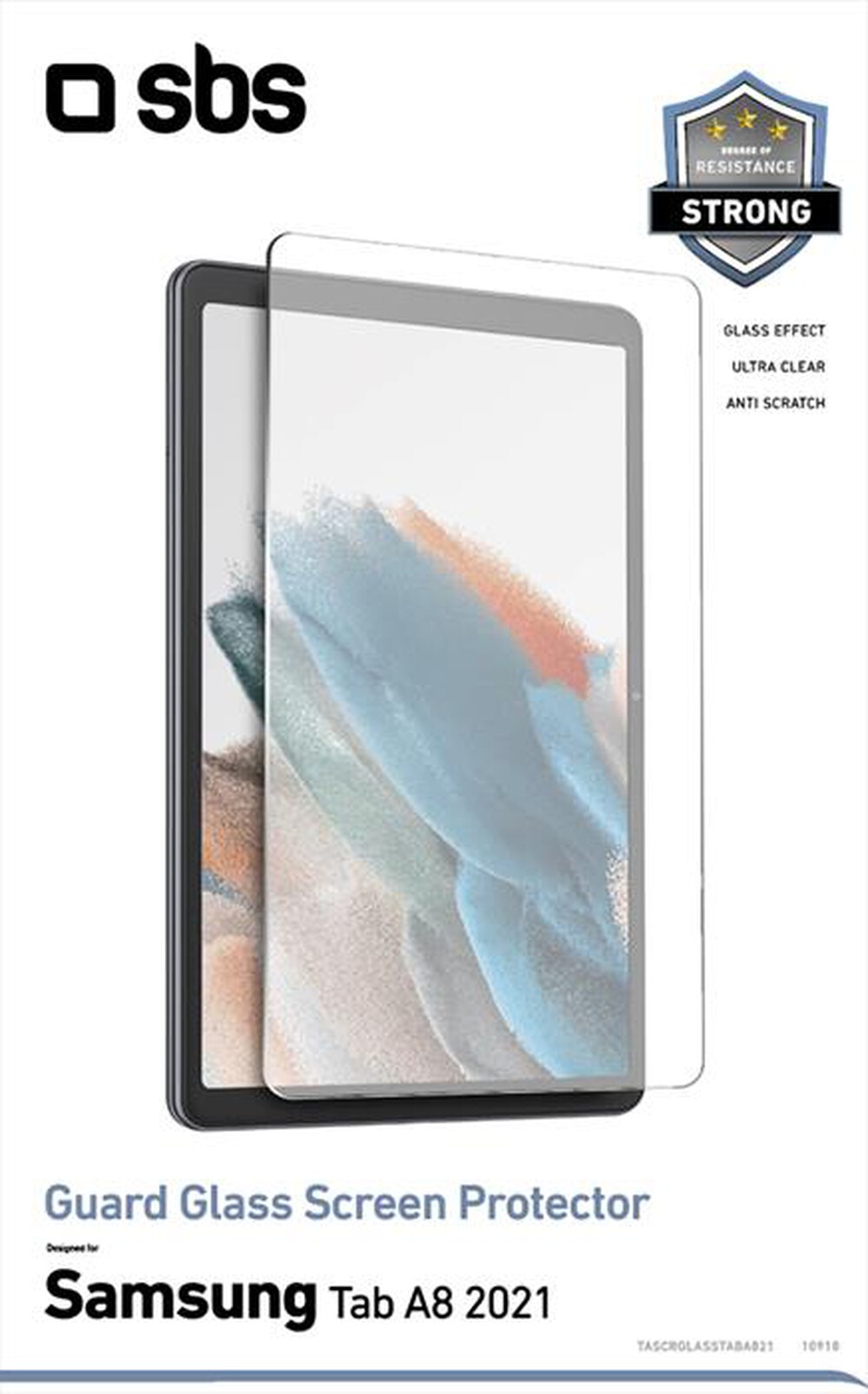 Immagine del prodotto SBS - TASCRGLASSTABA821-Trasparente