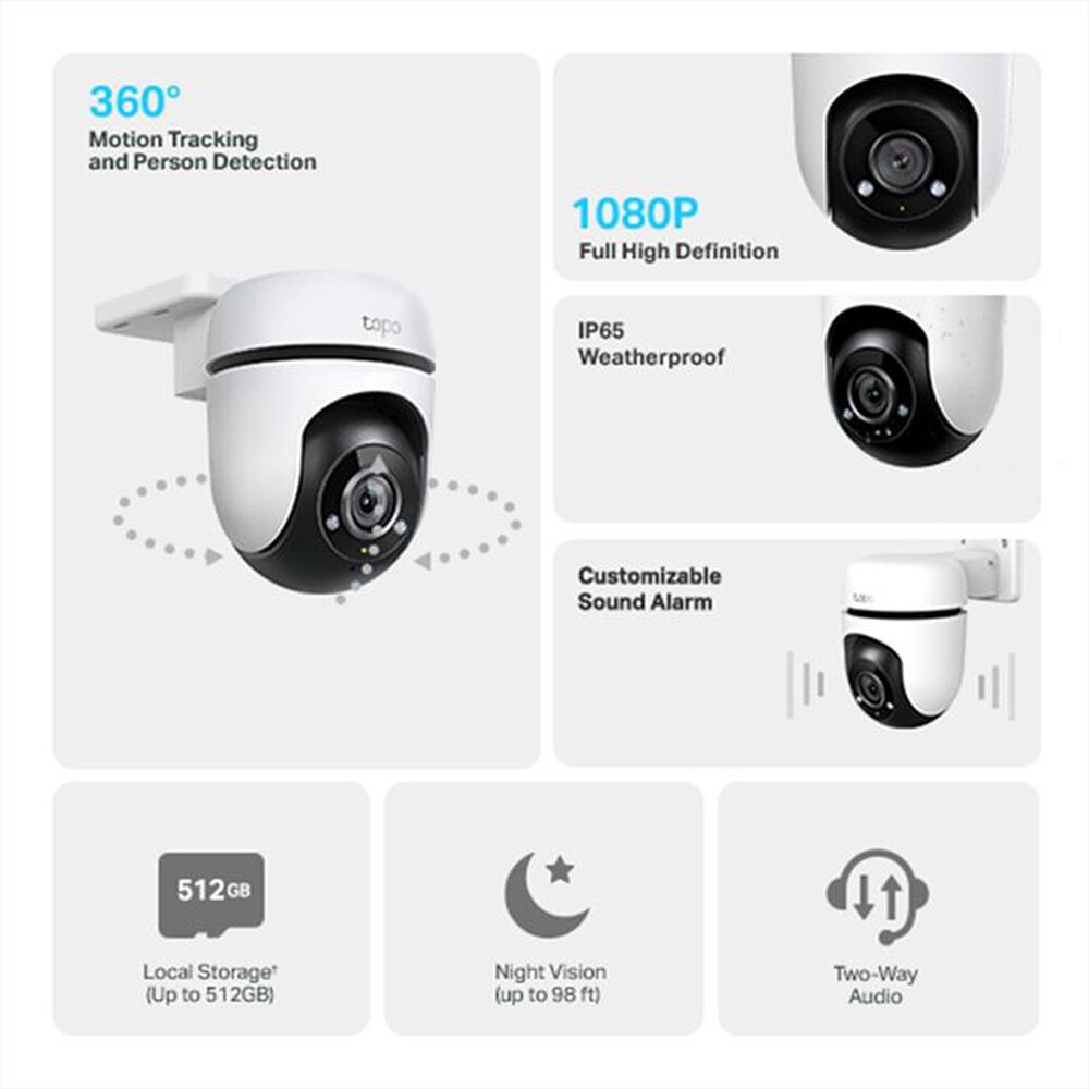 Immagine del prodotto TP-LINK - Telecamera di sorveglianza outdoor TC40
