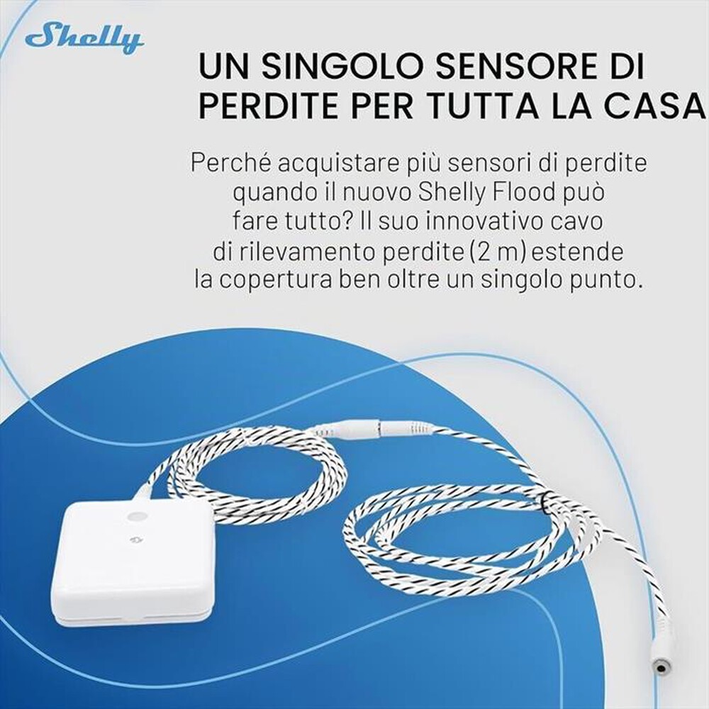 Immagine del prodotto SHELLY - Sensore antiallagamento FLOOD GEN 4-Bianco