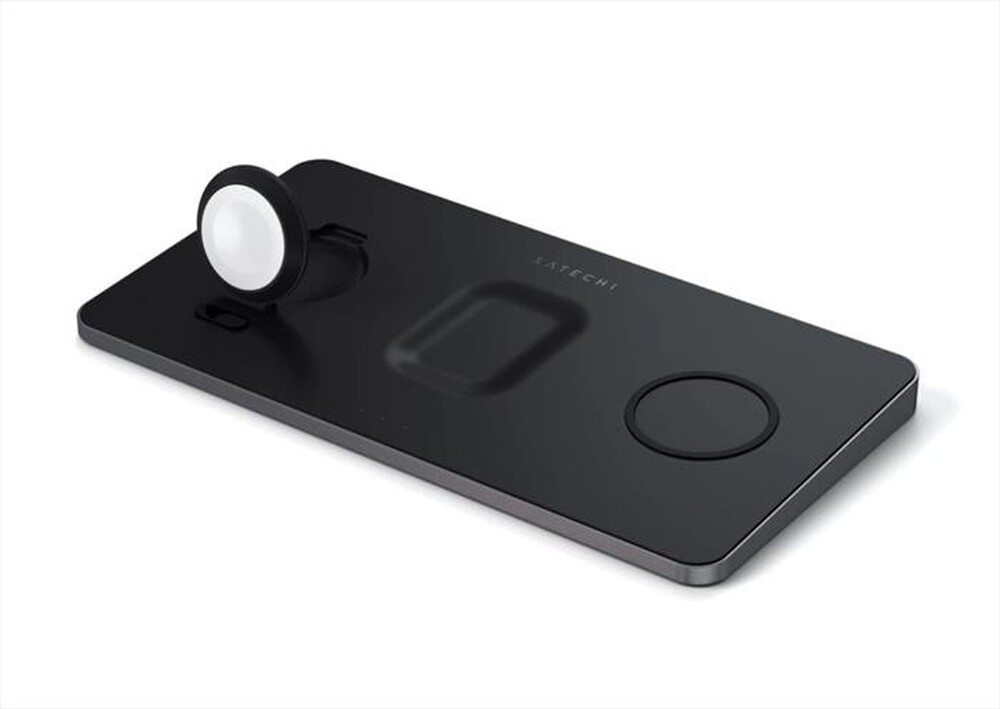 "SATECHI - TAPPETINO DI RICARICA TRIO WIRELESS-nero"