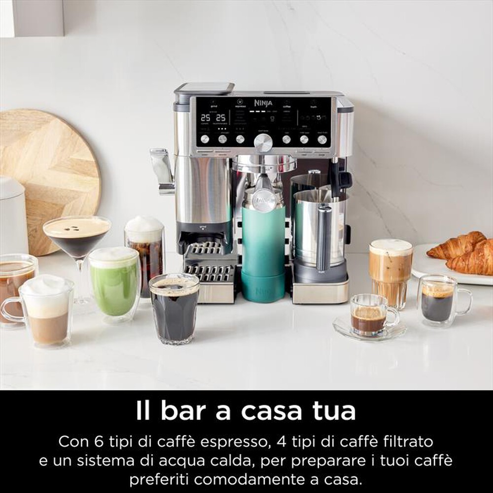 Immagine del prodotto NINJA - MACCHINA PER ESPRESSO NINJA LUXE PRO-Argento