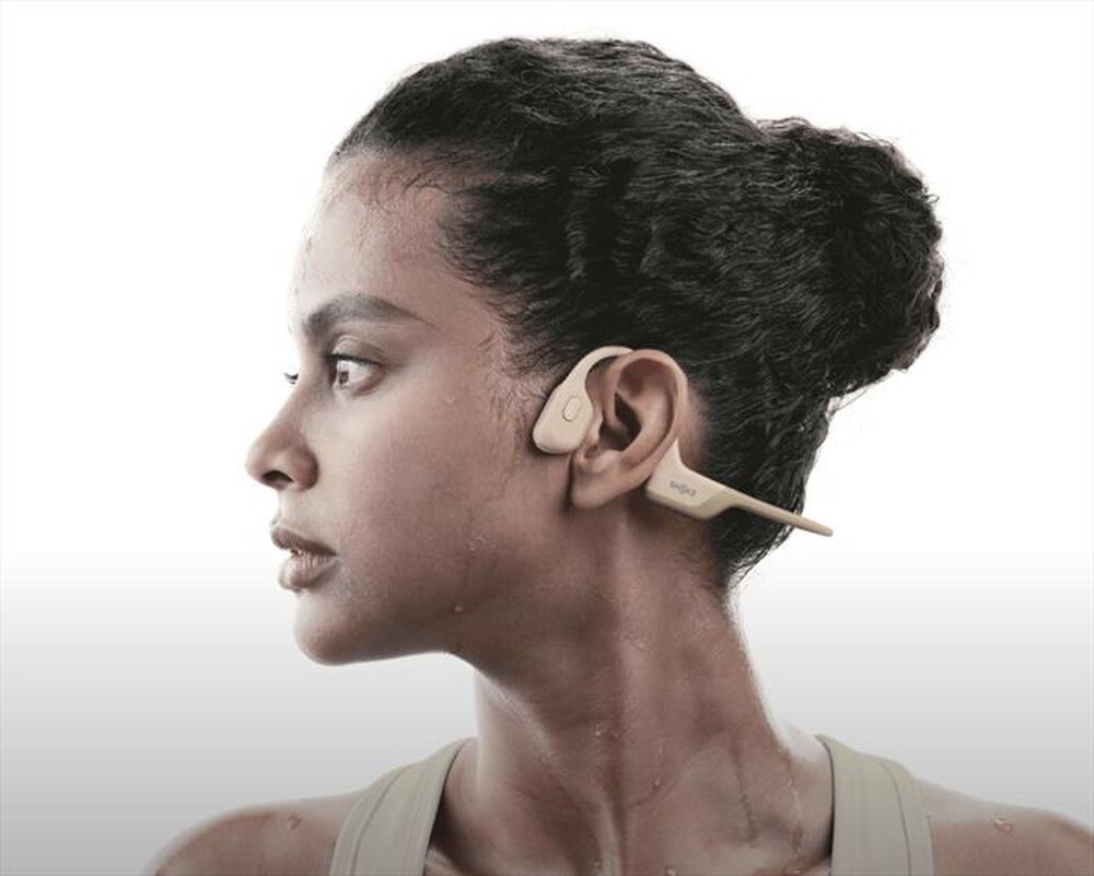 "SHOKZ - Auricolari a conduzione ossea OPENRUN PRO-beige"