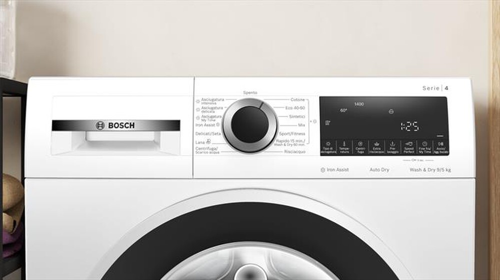 Immagine del prodotto BOSCH - WNA14400IT LAVASCIUGA 9/5 KG CLASSE D/A-Bianco