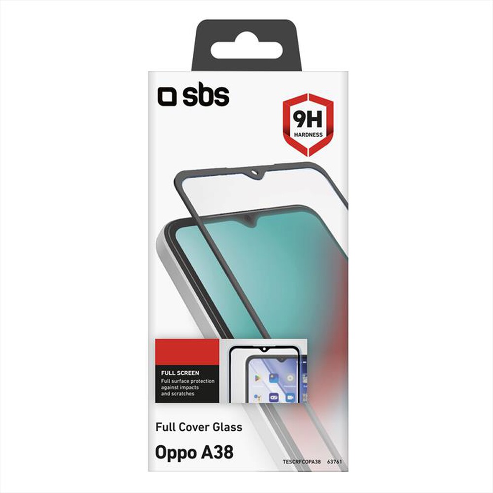 "SBS - Screen protector TESCRFCOPA38 per Oppo A38-Nero"
