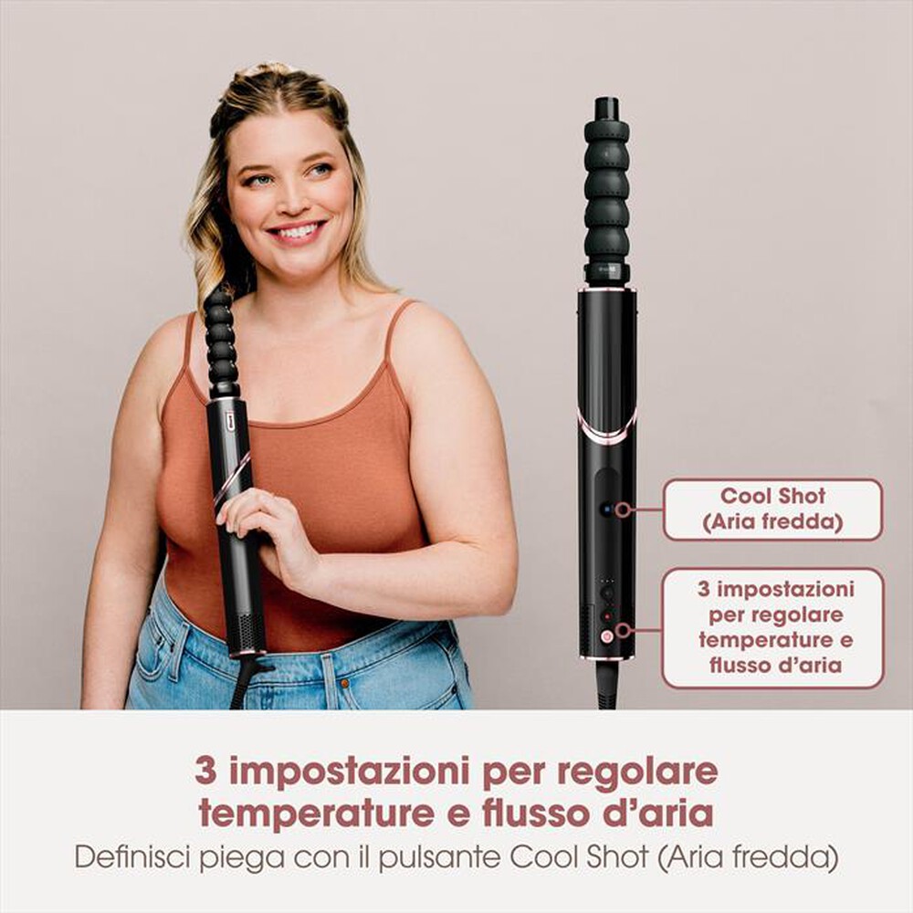 Immagine del prodotto SHARK - STYLER E ASCIUGACAPELLI FLEXSTYLE-Nero e Rosa Gold