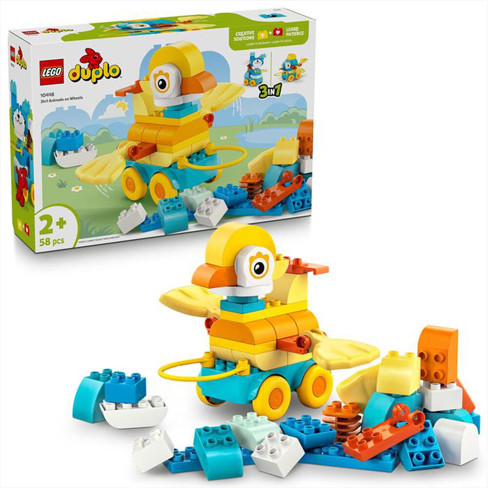 "LEGO - ANIMALI SU RUOTE 3 IN 1-,"