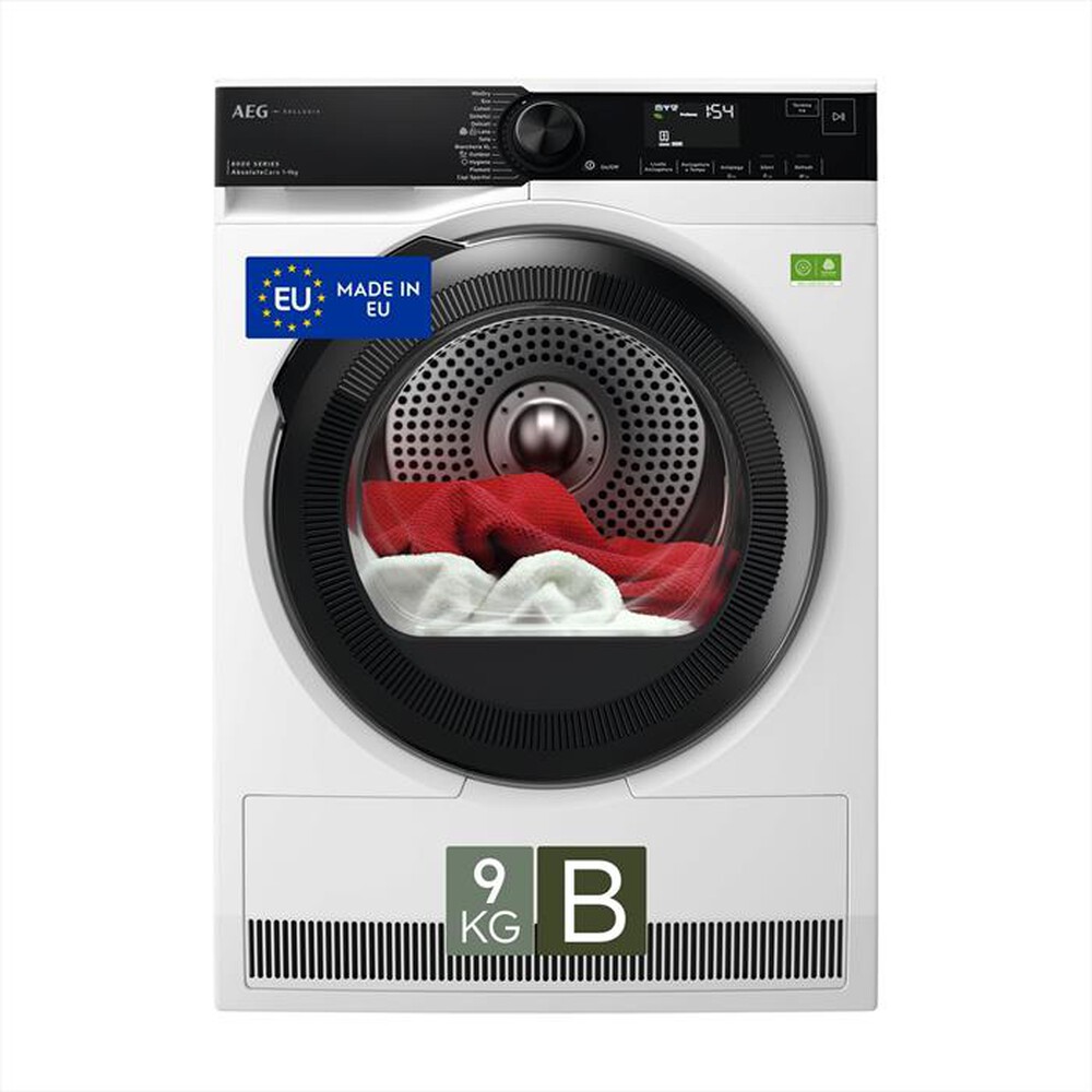 Immagine del prodotto AEG - Asciugatrice XTR8HBGH9B 9 Kg Classe B-Bianco
