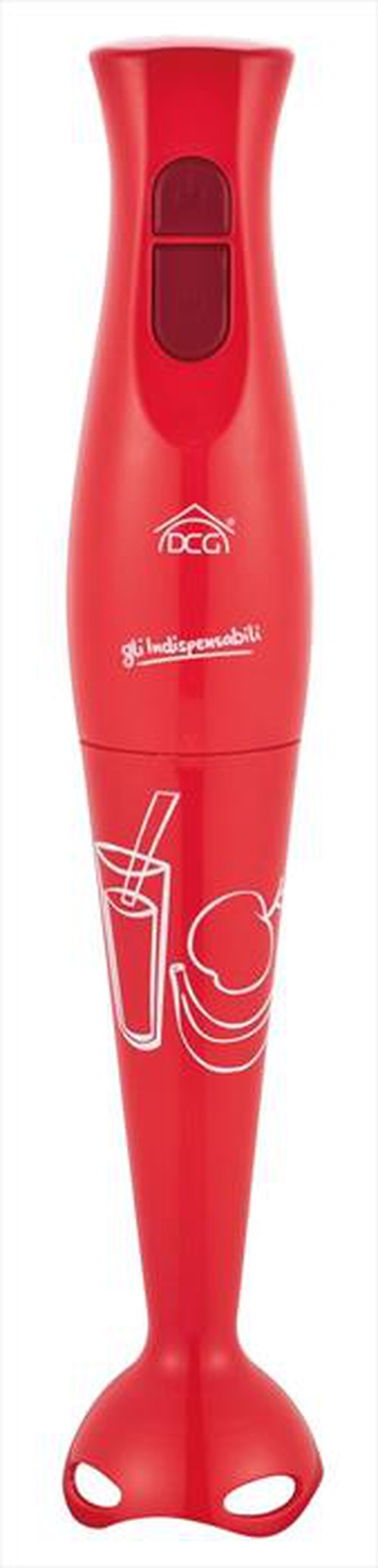 "DCG ELTRONIC - Frullatore ad immersione HM9815-ROSSO-GIALLO"