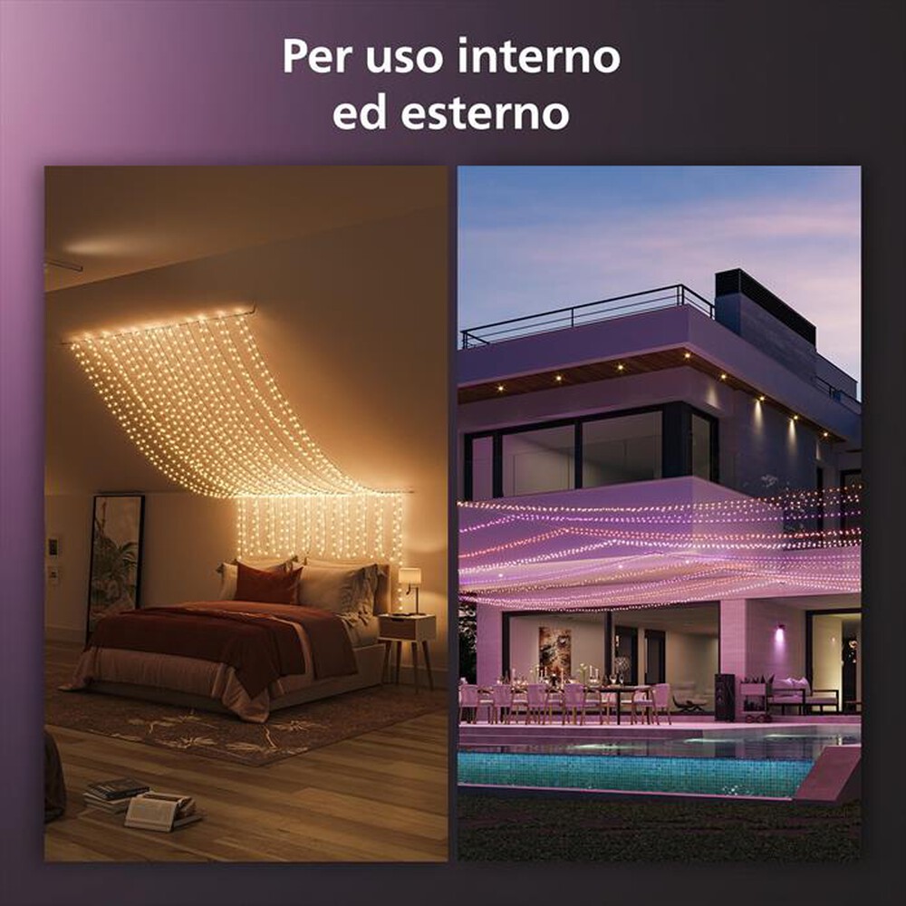 "PHILIPS - HUE FESTAVIA STRINGA LUCI COLOR 250LEDS 20M-Multicolore"