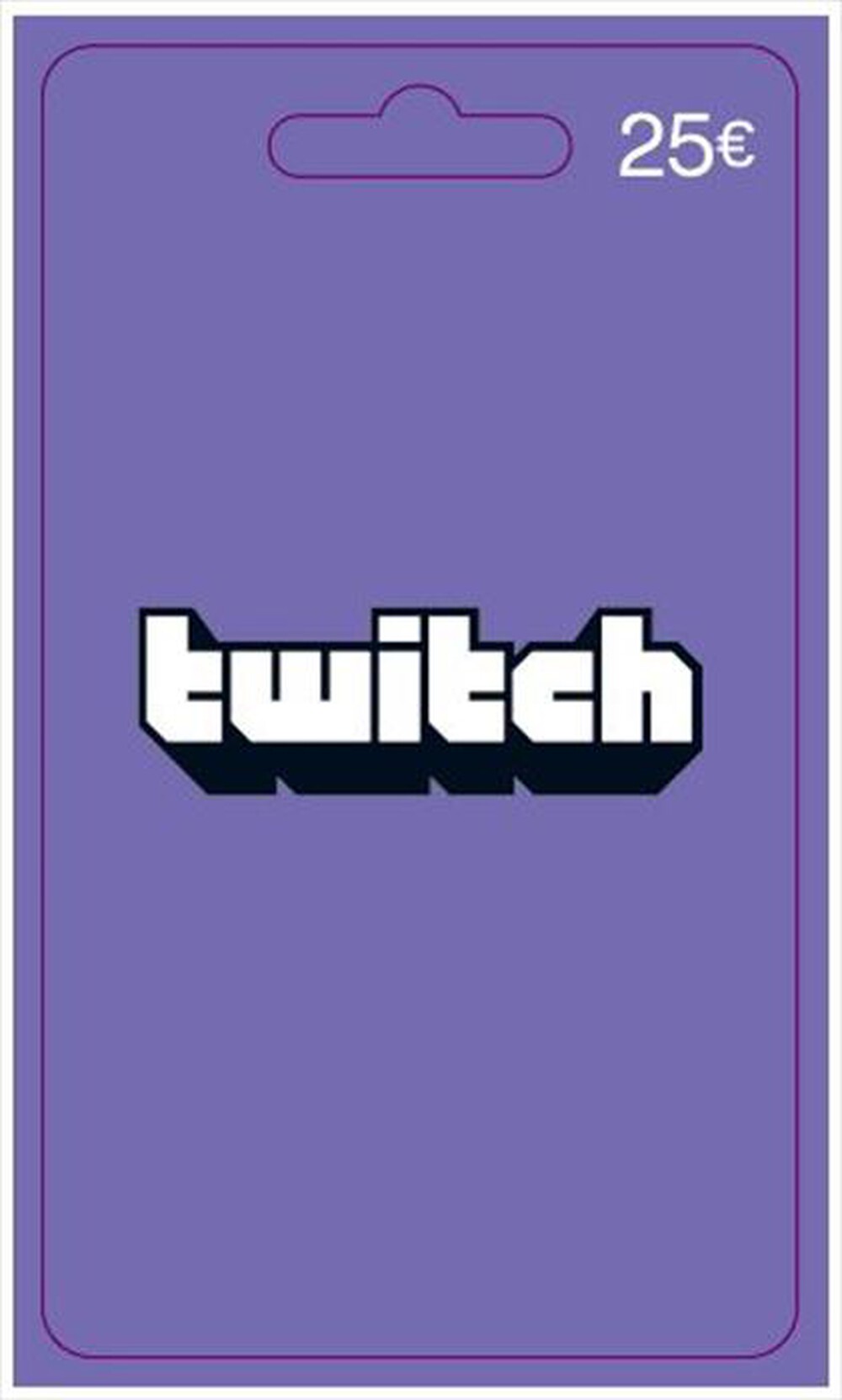 "TWITCH - Digital Code 25€"