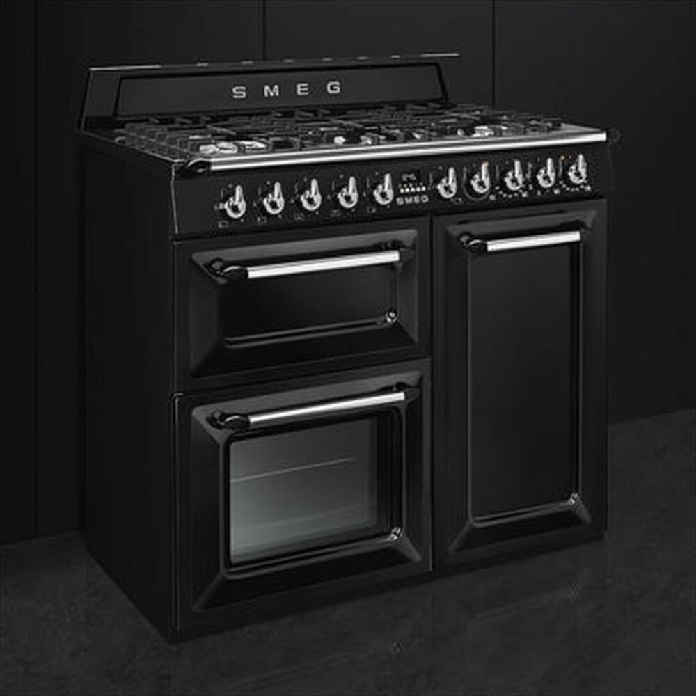 "SMEG - Cucina elettrica TR103BL Classe A-Nero"