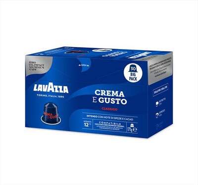 LAVAZZA - Crema & Gusto Classico - 30 caps-Blu,  LAVAZZA - Crema & Gusto Classico - 30 caps-Blu