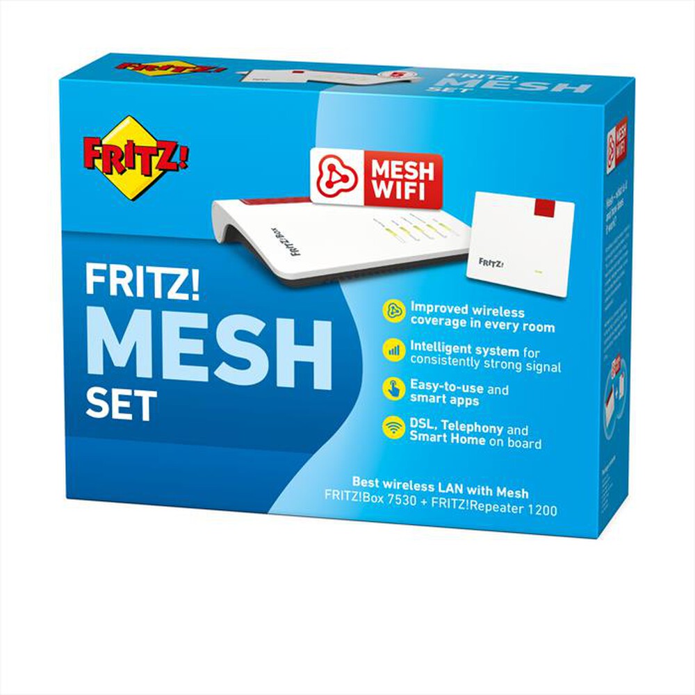 "FRITZ! - MESH SET 7530 + 1200 INT-Bianco"