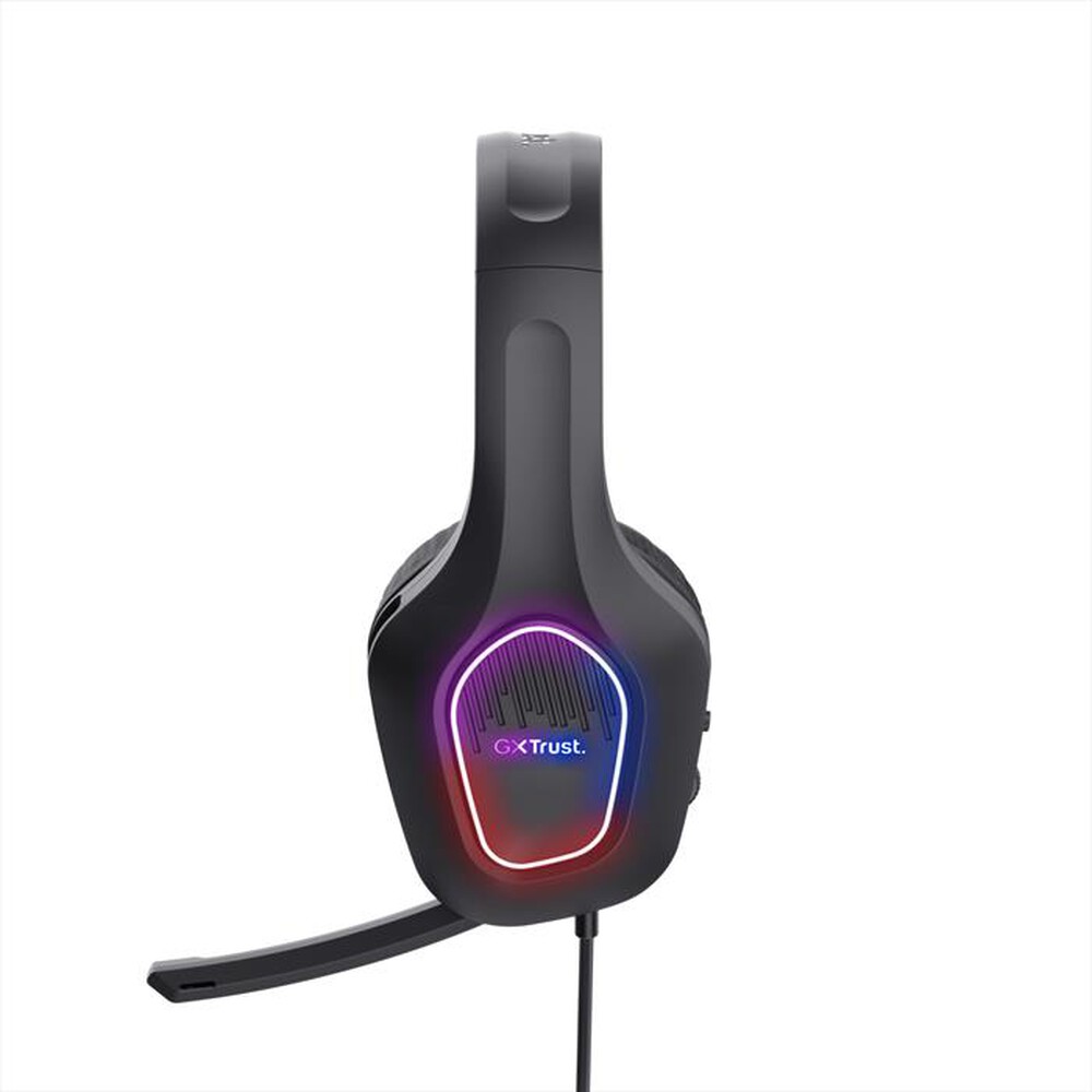 "TRUST - GXT416 ZIROX LED HEADSET-Black/ LED multicolor"