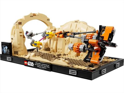 LEGO - Diorama Gara degli sgusci su Mos Espa - 75380-Multicolore