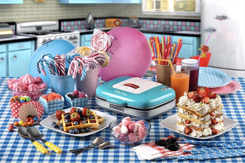"ARIETE - 1973 Party Time Macchina per Waffle-celeste"