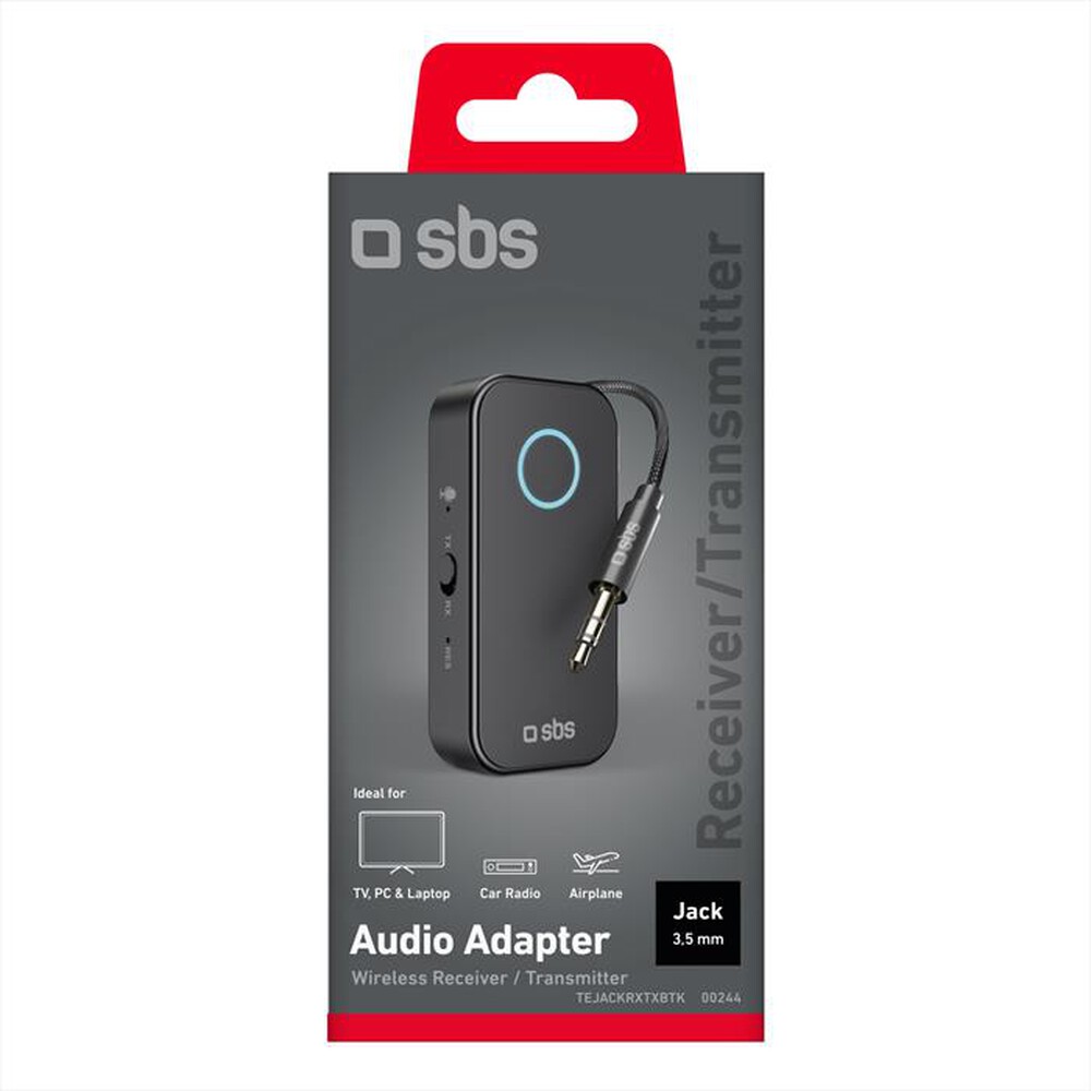 Immagine del prodotto SBS - TX-RX wireless jack 3,5 mm-Nero