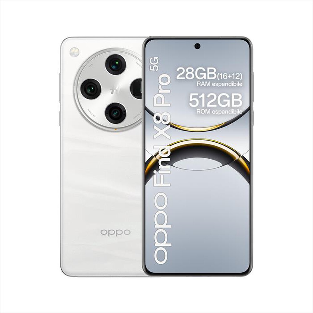 "OPPO - Smartphone FIND X8 PRO 5G 16+512 PEARL-Pearl White"