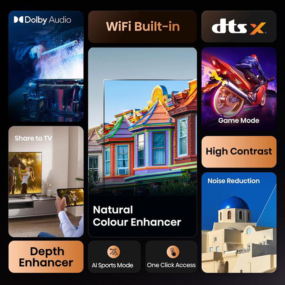 "HISENSE - Smart TV 40\" HD Ready 40A49Q-NERO"